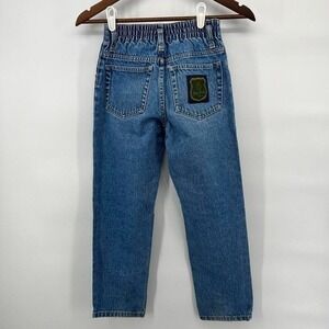 90s Vintage GAP Kids Relaxed Jeans Preppy Varsity Size 8
